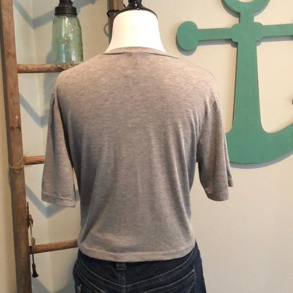 Poof lace up front top - Picture 4 of 6